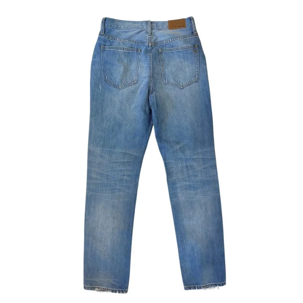 Madewell Perfect Vintage High Rise Distressed Edition Jeans Chet Wash size 26